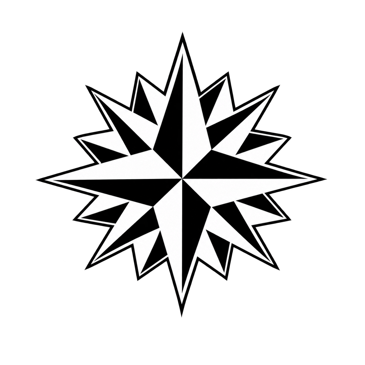 South African Special Forces compass rose