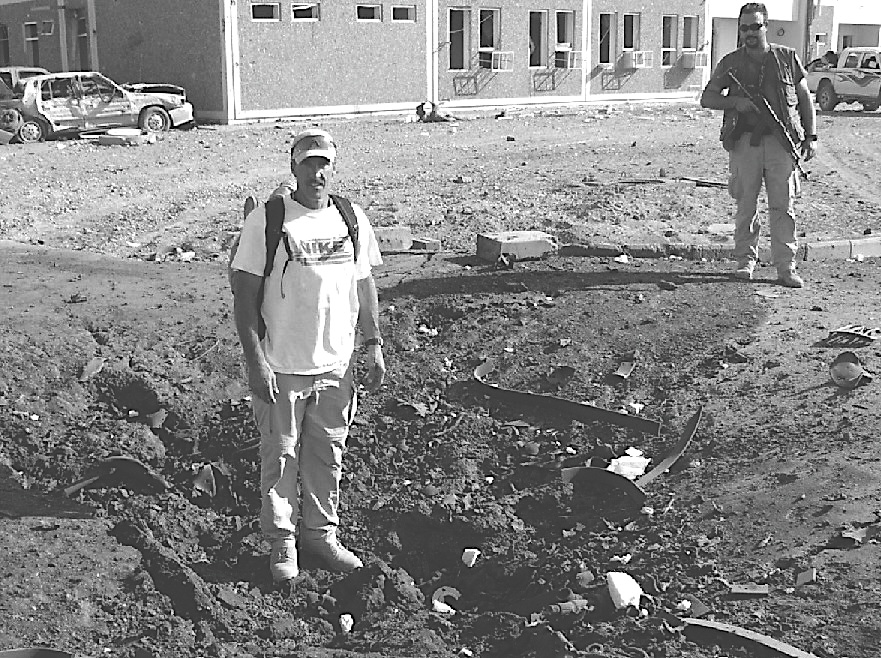 Aftermath of a bomb attack at Al Kasik