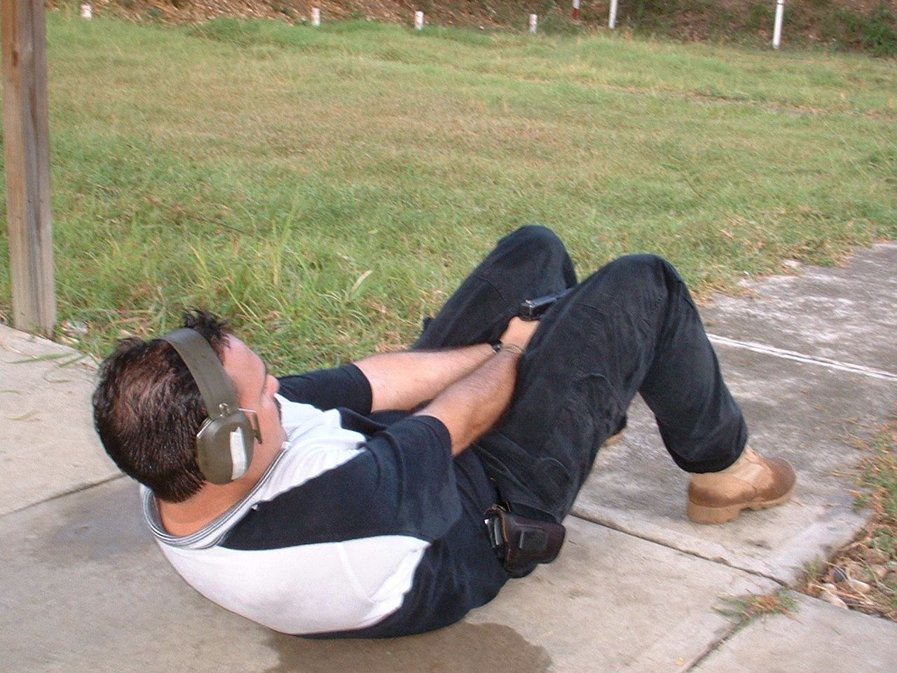 Johan Raath conducting close-quarters firearms training