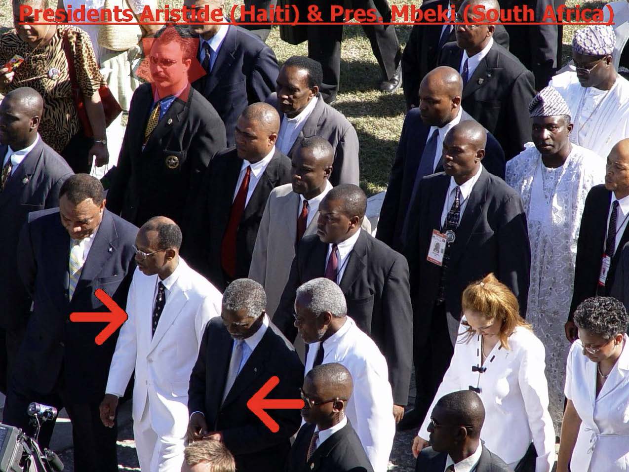 Johan Raath on a Presidential protection assignment